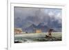 Storm Passing over Vesuvius, c.1840-50-Jacob George Strutt-Framed Giclee Print