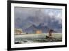 Storm Passing over Vesuvius, c.1840-50-Jacob George Strutt-Framed Giclee Print