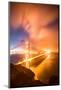 Storm Rolls in at Golden Gate Pre Dawn, Night San Francisco-Vincent James-Mounted Photographic Print