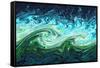 Storm Waves, Chaos Model-Eric Heller-Framed Stretched Canvas