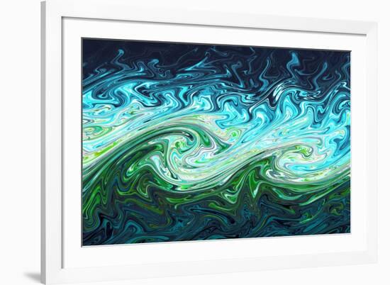 Storm Waves, Chaos Model-Eric Heller-Framed Photographic Print