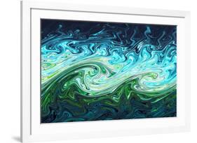 Storm Waves, Chaos Model-Eric Heller-Framed Photographic Print