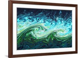 Storm Waves, Chaos Model-Eric Heller-Framed Photographic Print