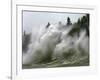 Storm Waves on Lake Superior Crashing on Minnesota Shoreline-Layne Kennedy-Framed Photographic Print