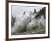 Storm Waves on Lake Superior Crashing on Minnesota Shoreline-Layne Kennedy-Framed Photographic Print