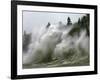 Storm Waves on Lake Superior Crashing on Minnesota Shoreline-Layne Kennedy-Framed Photographic Print