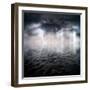 Storm-ongap-Framed Art Print