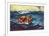 Storm-Winslow Homer-Framed Art Print