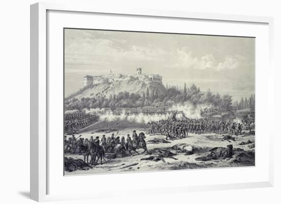 Storming of Chapultepec Castle by American Troops, September 14, 1847-Carl Nebel-Framed Giclee Print