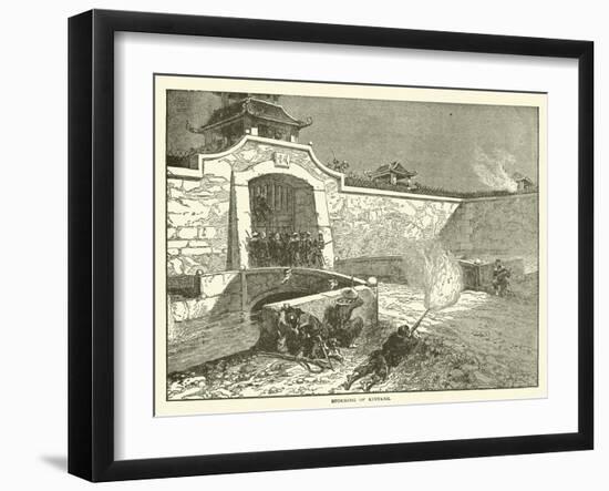 Storming of Kintang-null-Framed Giclee Print