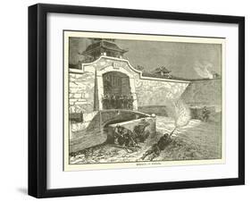 Storming of Kintang-null-Framed Giclee Print