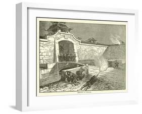 Storming of Kintang-null-Framed Giclee Print