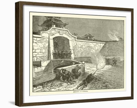 Storming of Kintang-null-Framed Giclee Print