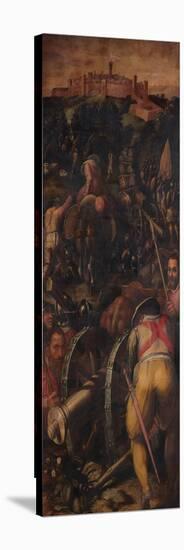 Storming of Monteriggioni, 1563-1565-Giorgio Vasari-Stretched Canvas