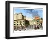 Storming of the Bastille, French Revolution, Paris, 1789-null-Framed Giclee Print