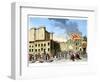 Storming of the Bastille, French Revolution, Paris, 1789-null-Framed Giclee Print