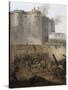 Storming of the Bastille, July 14th 1789-Jean Baptiste Lallemand-Stretched Canvas