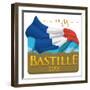 Storming of the Bastille Representation to Remind the Freedom of French People in Independence Day-PenWin-Framed Art Print