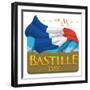 Storming of the Bastille Representation to Remind the Freedom of French People in Independence Day-PenWin-Framed Art Print