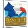 Storming of the Bastille Representation to Remind the Freedom of French People in Independence Day-PenWin-Mounted Art Print