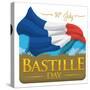 Storming of the Bastille Representation to Remind the Freedom of French People in Independence Day-PenWin-Stretched Canvas