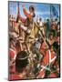 Storming of the Eureka Stockade-Clive Uptton-Mounted Giclee Print