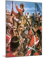 Storming of the Eureka Stockade-Clive Uptton-Mounted Giclee Print