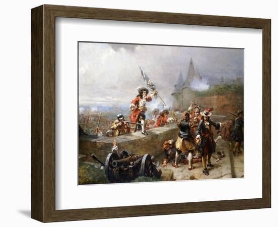 Storming the Battlements-Robert Alexander Hillingford-Framed Giclee Print