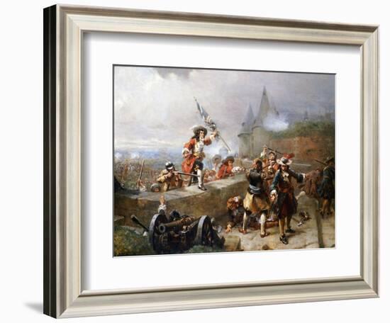 Storming the Battlements-Robert Alexander Hillingford-Framed Giclee Print