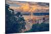 Stormy Afternoon at Bay Bridge East Span California-Vincent James-Stretched Canvas