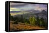 Stormy Autumn at Carson's Pass, Lake Tahoe, California-Vincent James-Framed Stretched Canvas