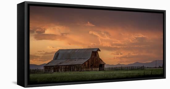 Stormy Barn 02-Dan Ballard-Framed Stretched Canvas