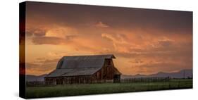 Stormy Barn 02-Dan Ballard-Stretched Canvas