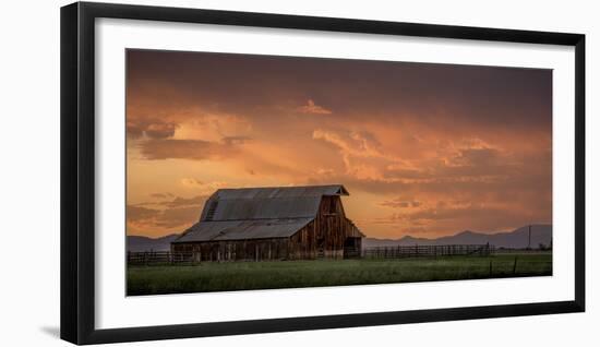 Stormy Barn 02-Dan Ballard-Framed Premium Photographic Print