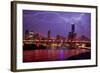 Stormy Brisbane-PJ Reading-Framed Photographic Print