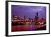 Stormy Brisbane-PJ Reading-Framed Photographic Print