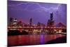 Stormy Brisbane-PJ Reading-Mounted Photographic Print