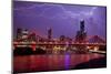 Stormy Brisbane-PJ Reading-Mounted Photographic Print