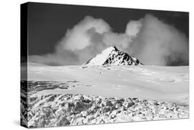 Stormy clouds approaching the Lilliehookbreen Glacier.-Sergio Pitamitz-Stretched Canvas