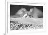 Stormy clouds approaching the Lilliehookbreen Glacier.-Sergio Pitamitz-Framed Photographic Print