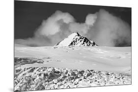 Stormy clouds approaching the Lilliehookbreen Glacier.-Sergio Pitamitz-Mounted Photographic Print