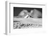 Stormy clouds approaching the Lilliehookbreen Glacier.-Sergio Pitamitz-Framed Photographic Print