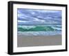 Stormy Clouds on a Florida Beach-Zeeonenonly-Framed Photographic Print