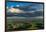 Stormy clouds over rolling hills from Steptoe Butte near Colfax, Washington State, USA-Chuck Haney-Framed Photographic Print