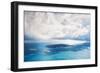 Stormy Clouds over the Sea, Santorini Island, Greece-Olga Gavrilova-Framed Photographic Print