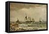 Stormy Coast-null-Framed Stretched Canvas
