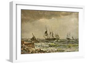 Stormy Coast-null-Framed Photographic Print