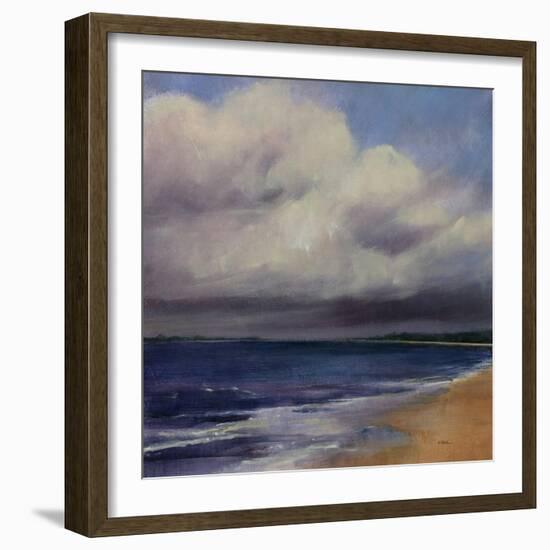 Stormy Day At The Beach-Tim O'toole-Framed Giclee Print