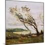 Stormy Day on the Channel (Oil on Canvas)-Jean Baptiste Camille Corot-Mounted Giclee Print