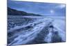 Stormy Evening at Kilve Beach on the Somerset Coast, Somerset, England. Winter (January)-Adam Burton-Mounted Photographic Print